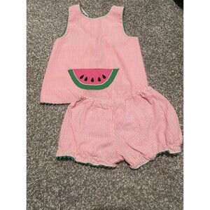 Vintage Watermelon baby girls set